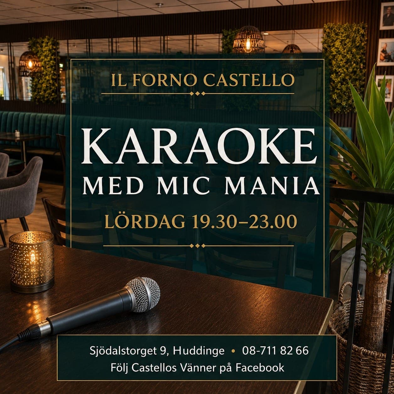 Lördagar på Castello: livemusik, önskelåtar och ibland karaoke